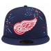 Бейсболка Detroit Red Wings New Era Navy Americana Fireworks 59FIFTY