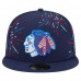 Бейсболка Chicago Blackhawks New Era Navy Americana Fireworks 59FIFTY