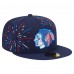 Бейсболка Chicago Blackhawks New Era Navy Americana Fireworks 59FIFTY