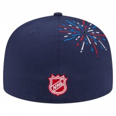 Бейсболка Chicago Blackhawks New Era Navy Americana Fireworks 59FIFTY Бейсболка Chicago Blackhawks New Era Navy Americana Fireworks 59FIFTY