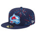 Бейсболка Colorado Avalanche New Era Navy Americana Fireworks 59FIFTY