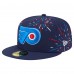 Бейсболка Philadelphia Flyers New Era Navy Americana Fireworks 59FIFTY