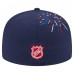 Бейсболка Pittsburgh Penguins New Era Navy Americana Fireworks 59FIFTY