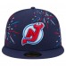 Бейсболка New Jersey Devils New Era Navy Americana Fireworks 59FIFTY