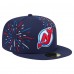 Бейсболка New Jersey Devils New Era Navy Americana Fireworks 59FIFTY