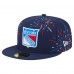 Бейсболка New York Rangers New Era Navy Americana Fireworks 59FIFTY