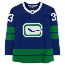 Henrik Sedin Vancouver Canucks Autographed Fanatics Authentic Blue Alternate adidas Authentic Jersey