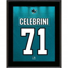 Macklin Celebrini San Jose Sharks Fanatics Authentic 10.5 x 13 Jersey Number Sublimated Player Plaque