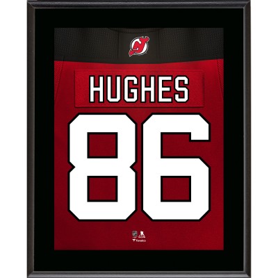 Jack Hughes New Jersey Devils Fanatics Authentic 10.5 x 13 Jersey Number Sublimated Player Plaque