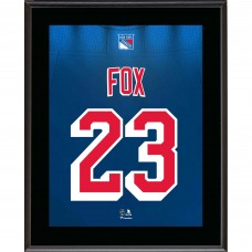 Adam Fox New York Rangers Fanatics Authentic 10.5 x 13 Jersey Number Sublimated Player Plaque Adam Fox New York Rangers Fanatics Authentic 10.5 x 13 Jersey Number Sublimated Player Plaque