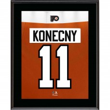Travis Konecny Philadelphia Flyers Fanatics Authentic 10.5 x 13 Jersey Number Sublimated Player Plaque Travis Konecny Philadelphia Flyers Fanatics Authentic 10.5 x 13 Jersey Number Sublimated Player Plaque