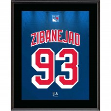 Mika Zibanejad New York Rangers Fanatics Authentic 10.5 x 13 Jersey Number Sublimated Player Plaque Mika Zibanejad New York Rangers Fanatics Authentic 10.5 x 13 Jersey Number Sublimated Player Plaque