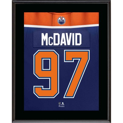 Connor McDavid Edmonton Oilers Fanatics Authentic 10.5 x 13 Jersey Number Sublimated Player Plaque