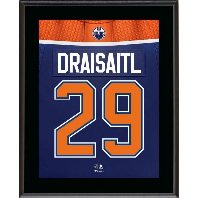 Leon Draisaitl Edmonton Oilers Fanatics Authentic 10.5 x 13 Jersey Number Sublimated Player Plaque