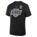 Футболка Los Angeles Kings Anze Kopitar Fanatics Black Authentic Stack Name & Number