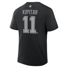 Los Angeles Kings Anze Kopitar Fanatics Black Authentic Stack Name & Number T-Shirt Los Angeles Kings Anze Kopitar Fanatics Black Authentic Stack Name & Number T-Shirt