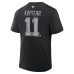 Футболка Los Angeles Kings Anze Kopitar Fanatics Black Authentic Stack Name & Number