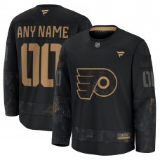 Джерси Philadelphia Flyers Fanatics Black 2024 Military Appreciation Custom Practice Джерси Philadelphia Flyers Fanatics Black 2024 Military Appreciation Custom Practice