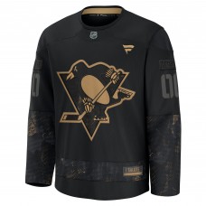 Джерси Pittsburgh Penguins Fanatics Black 2024 Military Appreciation Custom Practice Джерси Pittsburgh Penguins Fanatics Black 2024 Military Appreciation Custom Practice