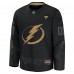 Джерси Tampa Bay Lightning Fanatics Black 2024 Military Appreciation Custom Practice
