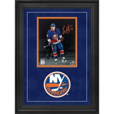 Bo Horvat New York Islanders Autographed Fanatics Authentic Deluxe Framed 8 x 10 Blue Jersey Spotlight Celebration Photograph Bo Horvat New York Islanders Autographed Fanatics Authentic Deluxe Framed 8 x 10 Blue Jersey Spotlight Celebration Photograph