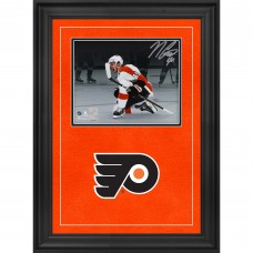 Noah Cates Philadelphia Flyers Autographed Fanatics Authentic Deluxe Framed 8 x 10 White Jersey Celebration Photograph Noah Cates Philadelphia Flyers Autographed Fanatics Authentic Deluxe Framed 8 x 10 White Jersey Celebration Photograph