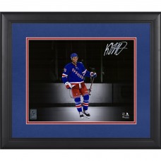 KAndre Miller New York Rangers Autographed Fanatics Authentic Framed 11 x 14 Blue Jersey Spotlight Celebration Photograph - Limited Edition of 79 KAndre Miller New York Rangers Autographed Fanatics Authentic Framed 11 x 14 Blue Jersey Spotlight Celebration Photograph - Limited Edition of 79