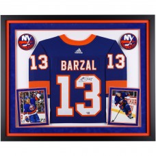 Mathew Barzal New York Islanders Autographed Fanatics Authentic Deluxe Framed Autographed Royal adidas Authentic Jersey Mathew Barzal New York Islanders Autographed Fanatics Authentic Deluxe Framed Autographed Royal adidas Authentic Jersey
