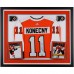 Игровая джерси Travis Konecny Philadelphia Flyers Autographed Fanatics Authentic Deluxe Framed Orange adidas Authentic