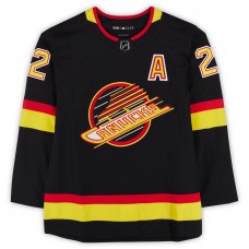 Daniel Sedin Vancouver Canucks Autographed Fanatics Authentic Black Alternate adidas Authentic Jersey