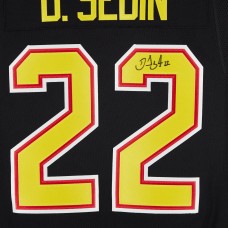 Daniel Sedin Vancouver Canucks Autographed Fanatics Authentic Black Alternate adidas Authentic Jersey