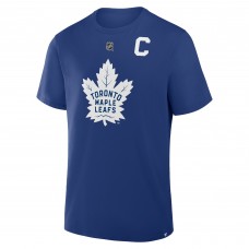 Toronto Maple Leafs Auston Matthews Fanatics Blue Authentic Stack Name & Number T-Shirt