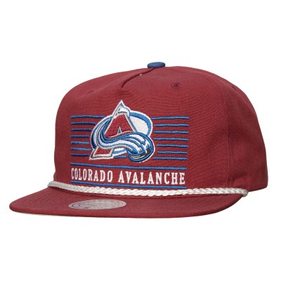 Бейсболка Colorado Avalanche Mitchell & Ness Burgundy Ascend Deadstock