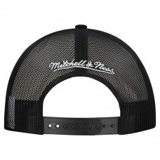 Бейсболка Chicago Blackhawks Mitchell & Ness White/Black Gridlock Trucker