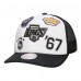 Бейсболка Los Angeles Kings Mitchell & Ness White/Black Gridlock Trucker