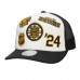 Бейсболка Boston Bruins Mitchell & Ness White/Black Gridlock