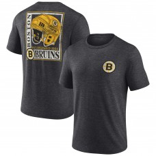 Футболка Boston Bruins Charcoal Earnest Will Tri-Blend