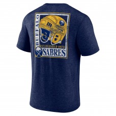 Футболка Buffalo Sabres Navy Earnest Will Tri-Blend