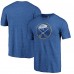 Buffalo Sabres Royal Distressed Logo Tri-Blend T-Shirt