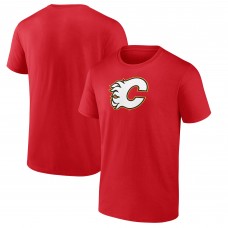 Calgary Flames Red Primary Logo T-Shirt