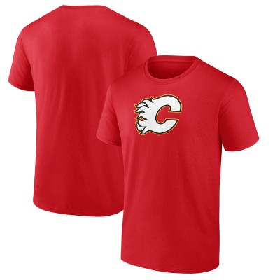 Calgary Flames Red Primary Logo T-Shirt