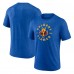 Calgary Flames Blue Represent Tri-Blend T-Shirt
