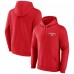 Carolina Hurricanes Red Team Lockup Pullover Hoodie