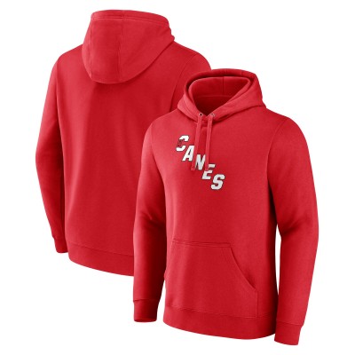 Carolina Hurricanes Red Primary Logo Pullover Hoodie