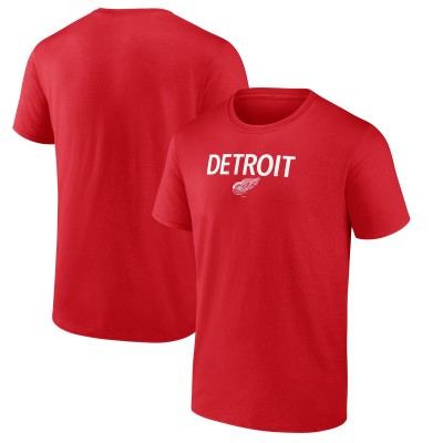 Футболка Detroit Red Wings Primary Logo - Red