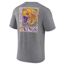 Los Angeles Kings Heather Gray Earnest Will Tri-Blend T-Shirt Los Angeles Kings Heather Gray Earnest Will Tri-Blend T-Shirt