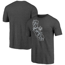 Los Angeles Kings Charcoal Shoot to Score Tri-Blend T-Shirt Los Angeles Kings Charcoal Shoot to Score Tri-Blend T-Shirt