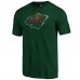 Футболка Minnesota Wild Green Distressed Logo Tri-Blend