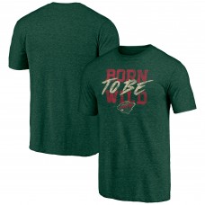 Футболка Minnesota Wild Green Shoot to Score Tri-Blend