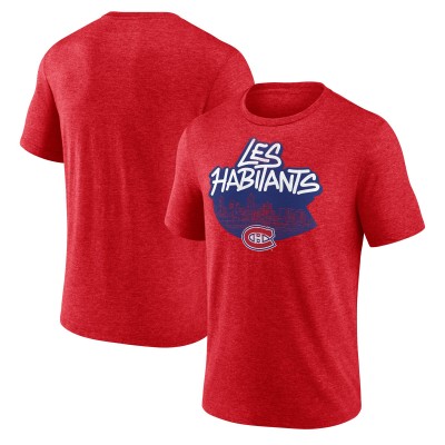 Футболка Montreal Canadiens Red Proclamation Tri-Blend